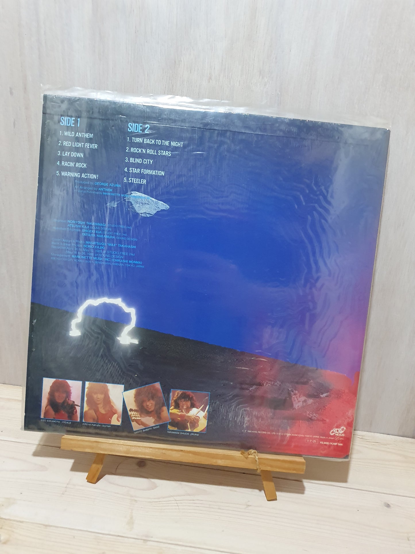 Anthem / First Press 1st Album (Japan Domestic Vinyl Record / Sticker Obi Specification)