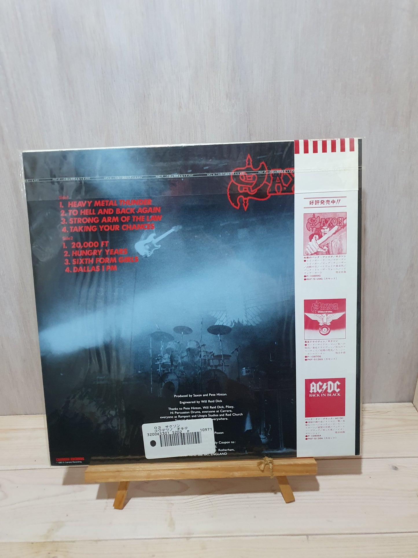 【Unopened】Saxon - Law of the Blade LP Record with Obi Strip