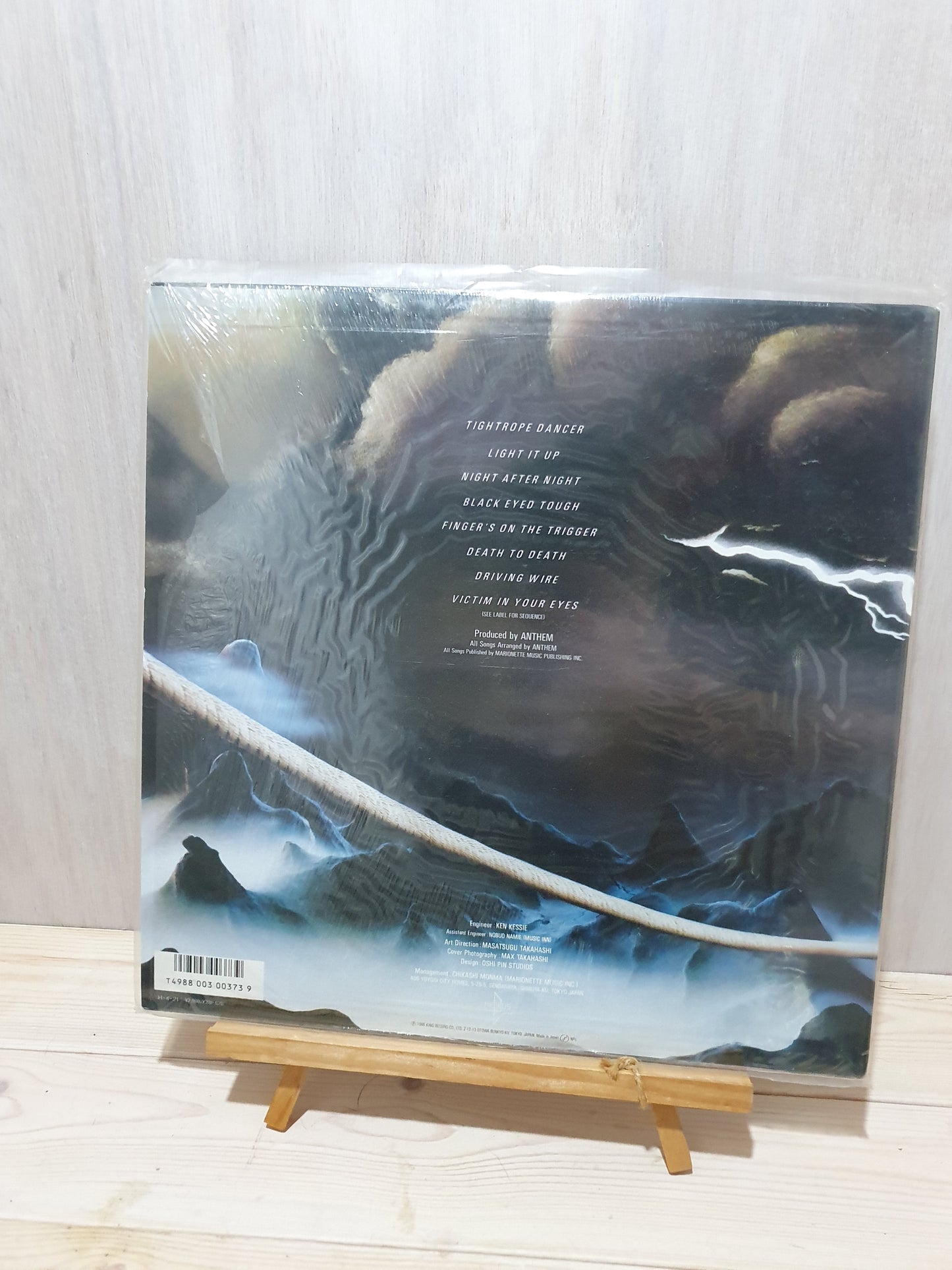 Anthem / Tightrope (Japan Domestic LP Record / Sticker Obi Specification)