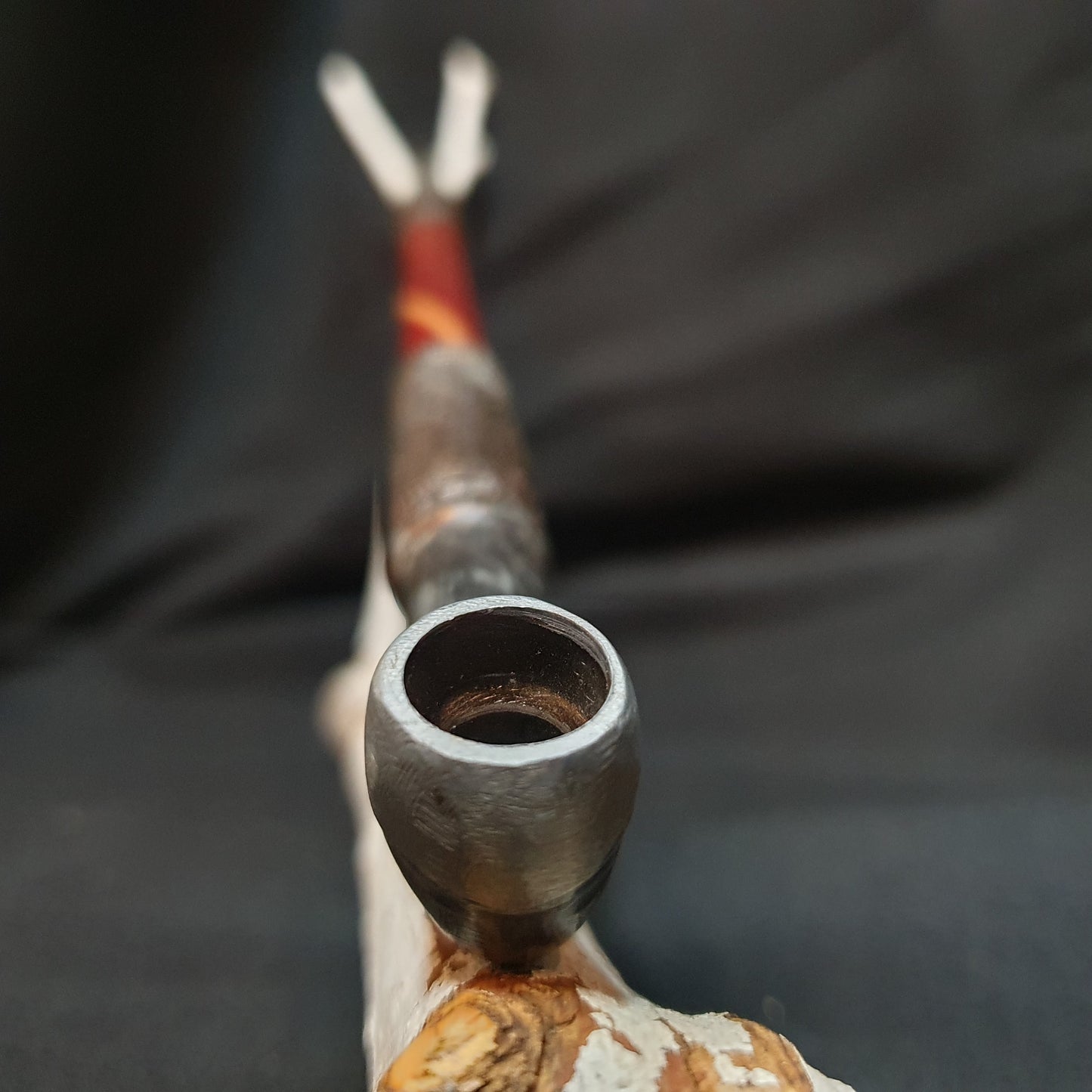 1860s - 1890s Antique Japanese Kiseru - (Crane Motif)