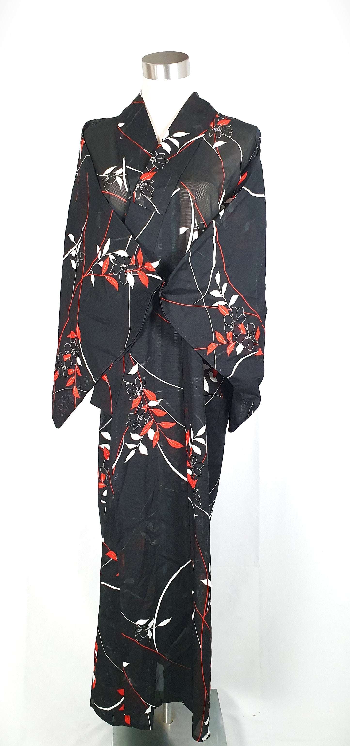Vintage Japanese sheer Haori Kimono
