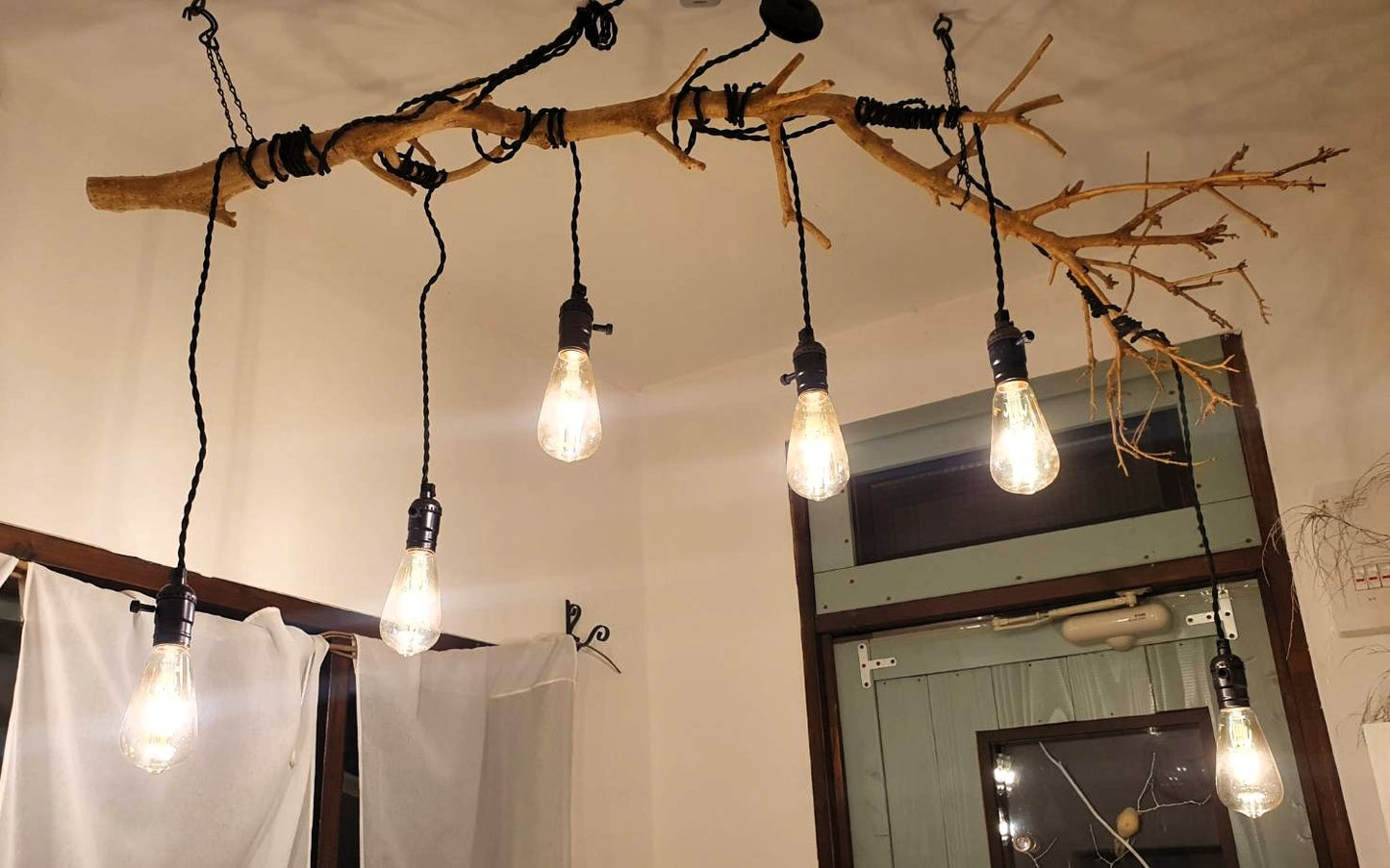 The Lille Norge Legacy: Authentic Tsubaki Branch Scandinavian Chandelier