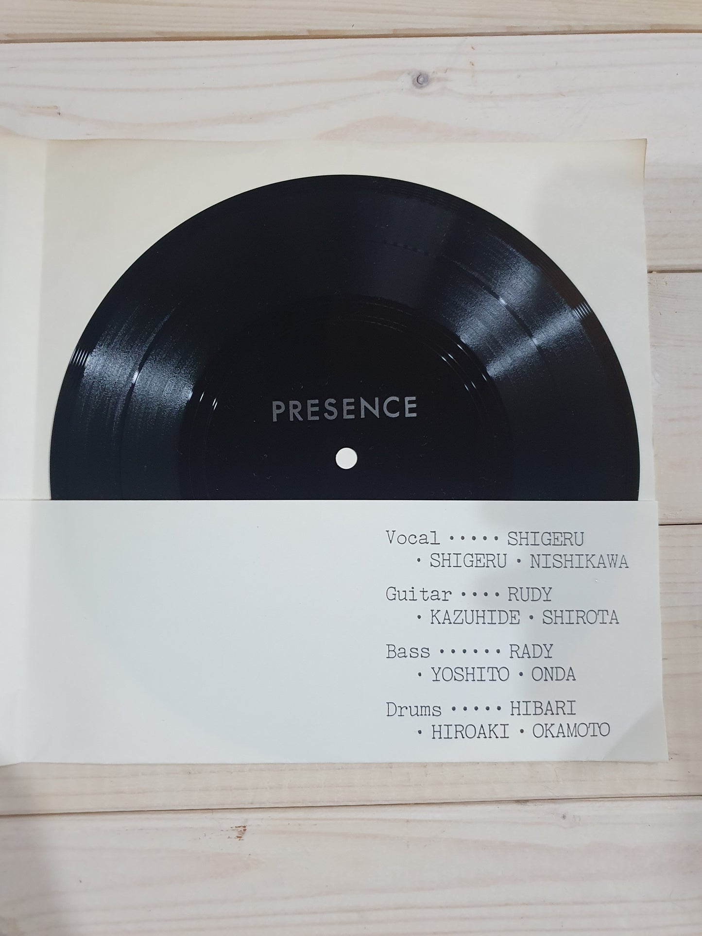 Super Rare! PRESENCE ROCK DRIVE / SKY Original Item, Unplayed.